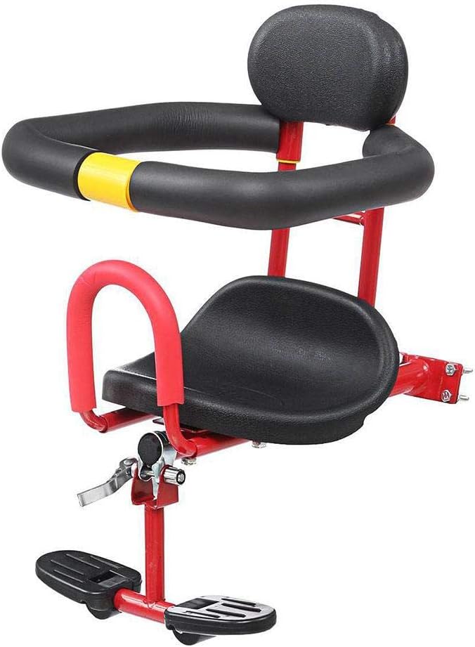 Kids Bike Seat Bicycle Mounted Child Carrier Front Mount Child