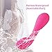Utimi Silicone Vibrator Vibrating 7-Frequency Breast Vulva and Clitoris Massager with Brusher Head