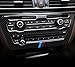 Carbon Fiber Car Cd Control Panel Frame Decorations Sticker Refit Styling Trim