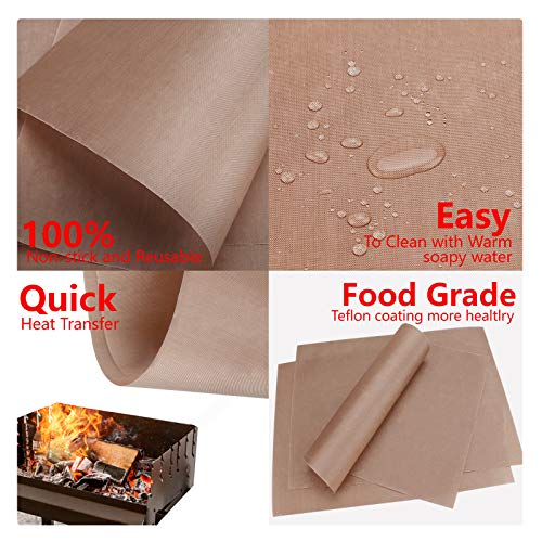 9 Sheets 16 X 20" PTFE Teflon Heat Transfer & Resistant Craft Mat Paper (3 Pack