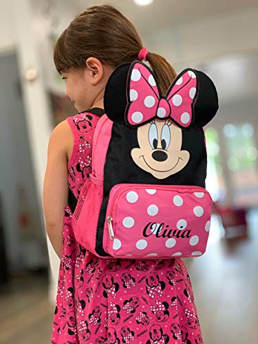 minnie mouse backpack personalized