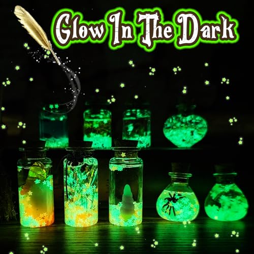 Mystery Potion Making Kit for Kids - 20 Wizard Potion Bottles with Recipe Book, Glitter Charms Creative Activity Set Ages 6-12, Birthday Christmas Gift for Boys & Girls, Perfect for Harry Potter Fans