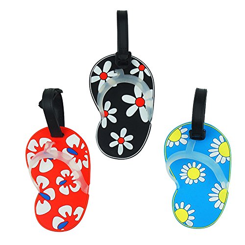 Blummy 3pcs Luggage Tags ID Tags for Travel Identifier and Suitcase Label (Color 11)