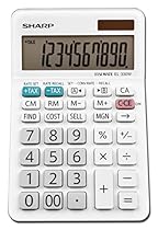 Sharp EL-330WB Business Calculator, White 3.25
