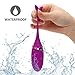 Livoty 10 Frequency Cute Waterproof Remote Control Jump Egg F-e-m-a-l-e Adult GAME (Purple)