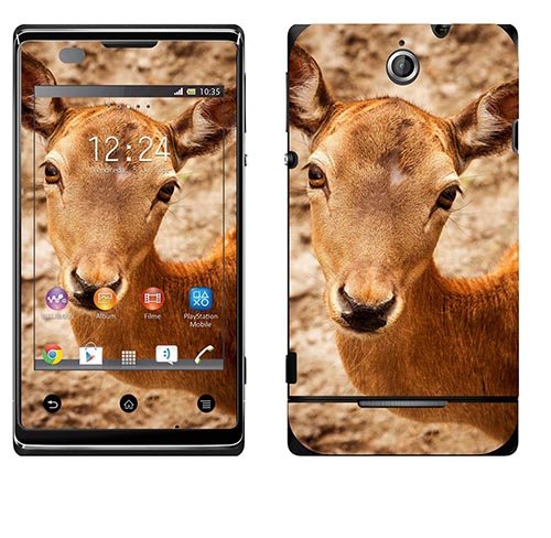 Royal Sticker RS.64190 Autocollant pour Sony Xperia E avec Motif Chevreuil Sauvage