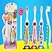 Kids Toothbrush,Stand-up Children Toothbrush,Silky Soft Bristles Designed for Smaller Teeth and Gums, For 3 Years and Up, Random Color