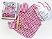 Deluxe Kids Chef Set - Little Chef Role Play 11 Piece Set - Pink Color