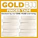 Gold BJJ Jiu Jitsu Tape - Strong Athletic Finger Tape, 1/2