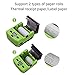 Aibecy Portable Wireless BT 80mm Thermal Barcode Printer Label Maker Machine Mini Receipt Bill Ticket Printer with Rechargeable Battery Display Screen USB Cable for Android iOS Windowsthumb 3