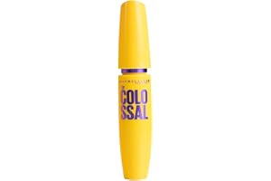 Maybelline NY The Colossal Volum' Express, Máscara de Cílios Lavável, 9x mais Volume por até 24h, Fórmula com Colágeno para Definição Intens