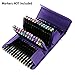 BTSKY Handy 80 Slot Carrying Lipstick Organizer Marker Case Holder for Touch Spectrum Noir Paint S, Purple