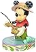 Enesco Disney Traditions by Jim Shore Mickey Mouse Fishing Figurine, 5.in