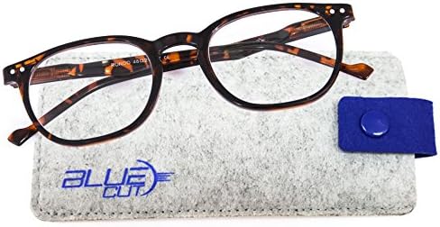 Blue Light Blocking Glasses – Anti-Fatigue, Anti-Glare Computer Glasses – Perfect for Computer, Phone, Tablet, TV Usage – Prevent Headaches and Improve Sleep with UV-Blocking Gamer Glasses by Blue Cut
