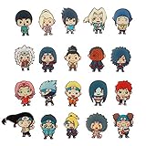 20 Plastic Fridge Magnets with Chibi Figures