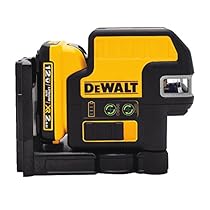 DEWALT DW0825LG 12V 5 Spot + Cross Line Laser, Green