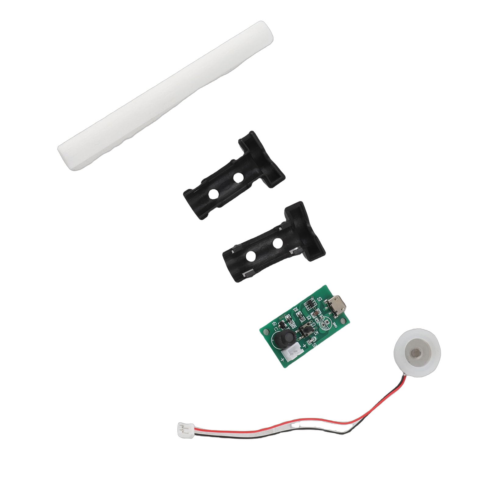 Tbest Ultrasonic Humidifier, Air Humidifier Driver Board Zerodis 740 USB 5V Ultrasonic Atomizer Atomization Plate Circuit Cotton Mist Maker Tranucer and Module Holes Bottle for Arduino Humidifiers