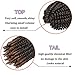 1 pack spring twist crochet braiding hair Ombre Colors Synthetic Hair Extension T30