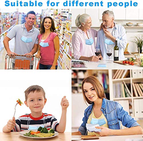 5 PCS Face Mask Lanyard for Adults/Kids, Back of Head or Neck with Clips and Adjustable Stopper for Mask Holders Extender Ear, Hat Lanyard Straps, Comfortable Around The Neck