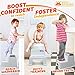 2 Step Stool for Kids and Toddler - Stepping Bathroom Potty Training Stool - Dual Height Plastic stools for Children/Child Safety - Slip/Skid Resistant Steady Grip for Toilet, Kitchen, Bed