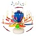 Zerorun Multiple Color Rotation Music 14 Birthday Candles (Blue Yellow Purple Blue Pink Multicolor Red)