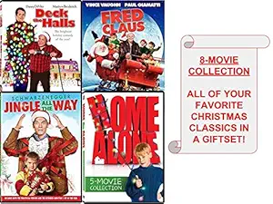 Family & Kids Christmas 8-Movie DVD COLLECTION (Home Alone/ Home Alone 2: Lost in New York/ Home Alone 3/ Home Alone 4:Taking Back The House/ Home Alone 5: Holiday Heist/ Jingle All The Way/ Fred Clau