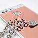 Huawei P9 Case, Ringke [FUSION MIRROR] Bright Reflection Radiant Luxury Mirror Bumper [Drop Protection/Shock Absorption Technology][Attached Dust Cap] For Huawei P9 - Rose Gold
