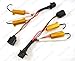 Classy Autos H13 9008 HID Conversion Kit Error Free w/ Load Resistor Wiring Harness Adapter (2 Pieces)