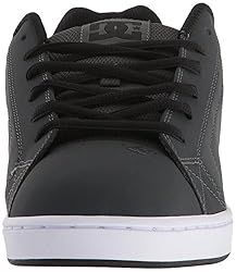 DC Men's Net XE Skate Shoe, Grey/Black, 16 D D US