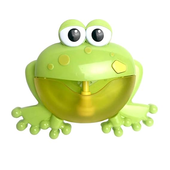 Wascoo Kinderspielzeug Kindertagesgeschenk Bubble-Maschine Froggle-Automatik-Gebläse-Bad 12 Musiklied-Badespielzeug für Babys