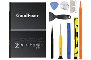 GOODFIXER A1484 Battery Replacement for iPad (5th 6th 7th 8th 9th Generation) Model: A1822 A1823 A1893 A1954 A2197 A2198 A2200 A2270 A2428 A2429 A2430 A2602 A2603 A2604 A1474 A1475), for iPad 5/6/7/8/9/Air 1