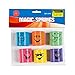 Plastic Mini Goofy Smile Face Slinkys 1 3/8 Inches - Pack Of 12 - Assorted Colored Cool Funny Faces Magic Coil Springs – For Kids Great Party Favors, Bag Stuffers, Fun, Toy, Gift, Prize - By Kidsco