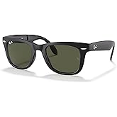 Ray-Ban RB4105 FOLDING WAYFARER Sunglasses For Men For Women+BUNDLE with ACCESSORY EYEWEAR KIT