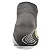 Feetures! Men's Elite Ultra Light No Show Tab, Graphite + Reflector, Small