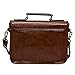 ECOSUSI Women Faux Leather Vintage Small Satchel Bag Crossbody Purse