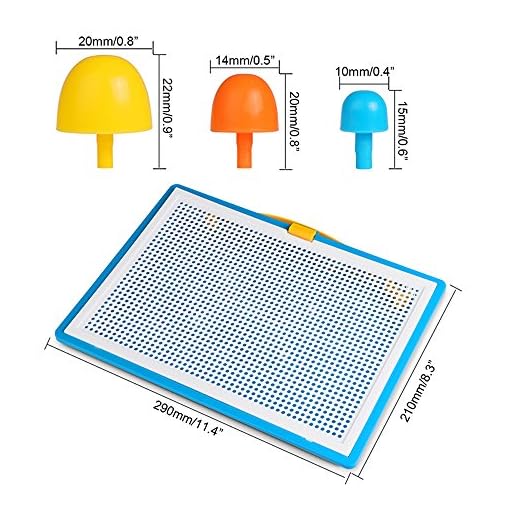 Puzzle Pegboard Sunsbell 296pcs Mushroom Nails Jigsaw Puzzle for Children - Image 3