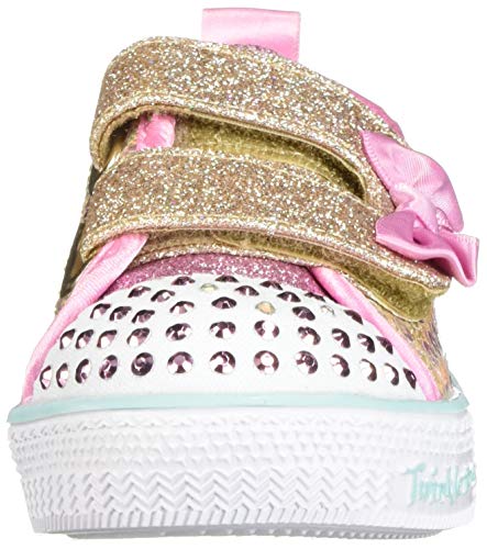 Skechers Kids Girls' Shuffle LITE-Mini Mermaid Sneaker, Gold