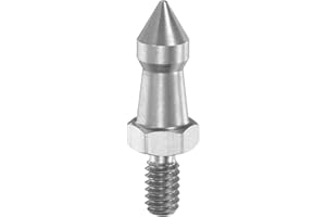 PATIKIL 1/4 Inch Thread Tripod Spike, Stainless Steel Camera Tripod Ground Spike Screw (1.49"/38mm) for Monopod Leg Replaceme