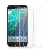 [3 Pack] Google Pixel Screen Protector Clear, Ace Teah Google Pixel Screen Protector Film Tempered Glass HD Clear 9H Hardness with 2.5D and Easy-to-Install Wings for Google Pixel 5