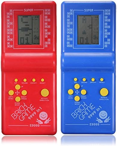 EGlobalMarket Classic Fun Tetris Hand Held LCD Retro Game Toys Brick