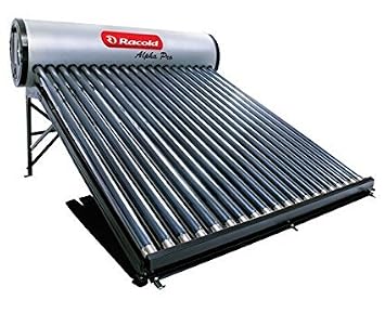 Racold Aluminum Alpha Pro Solar Domestic Water Heater Black