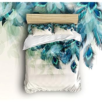 Amazon.com: Peacock Feathers 100% Egyptian Cotton 7 Piece