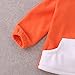AWEHIRU TOMKIRA Baby Kids Boys Girls Cute Fox Cloak Hooded Outfits Hoodie Coat Outwear Jacket (Orange, 1-2 Years)