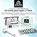 Ice Roller and Collagen Under Eye Pads Set- Eye Masks Vitamin & Aloe Extract (30pairs) Dark Circles Eye Bags Depuffing Treatment– Ideal Size For Face,Eye Puffiness,Anti Aging,Wrinkles-With Free Zipbag