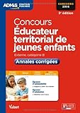 Concours Éducateur territorial de jeunes enfants - Annales corrigées - Catégorie B - Concours 2014 - Admis by 