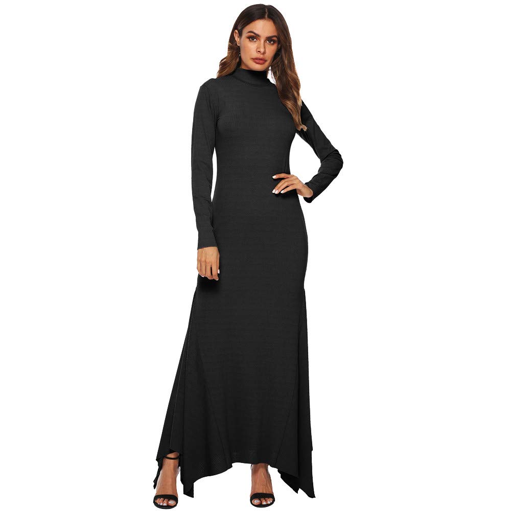 Women Casual Long Sleeve Ankle Length 