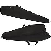 TripHug 48" Water-Resistant Soft Rifle Case with Padded Liner, Tactical Shotgun Bag with Double Zipper Lock, Perfect for Hunting, Shooting Range, and Secure Storage