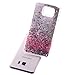 Rosepark Note 5 Case, Galaxy Note 5 Case, (TM) Creative Design Flowing Liquid Floating Luxury Bling Glitter Sparkle Stars Hard Case for Samsung Galaxy Note 5