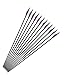 Hunter Colored Fletched Carbon Arrows with Replaceable Tips for Recurve and Compound Bow 12-pack