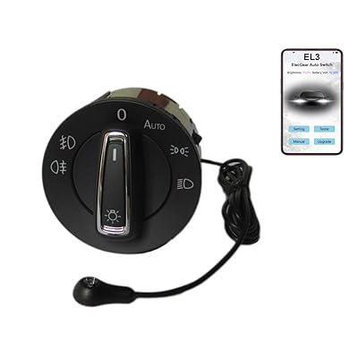 Switch Light Fog Auto Headlight, Light Sensor amb Bluetooth App Control Autom&agrave;tic Arribant a sortir del m&ograve;dul de fars de l'home Dash Relais &ndash; Golf 7, Polo 6C, Seat Leon, Octavia 3, Superb B8